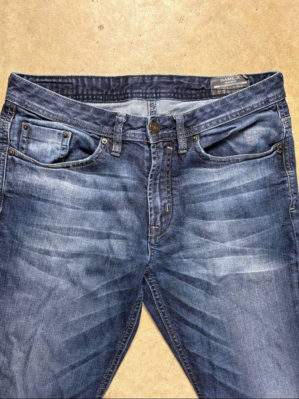 Buffalo David Bitton Men's Game-X Denim Jeans - Classic Straight Fit Size 31x34